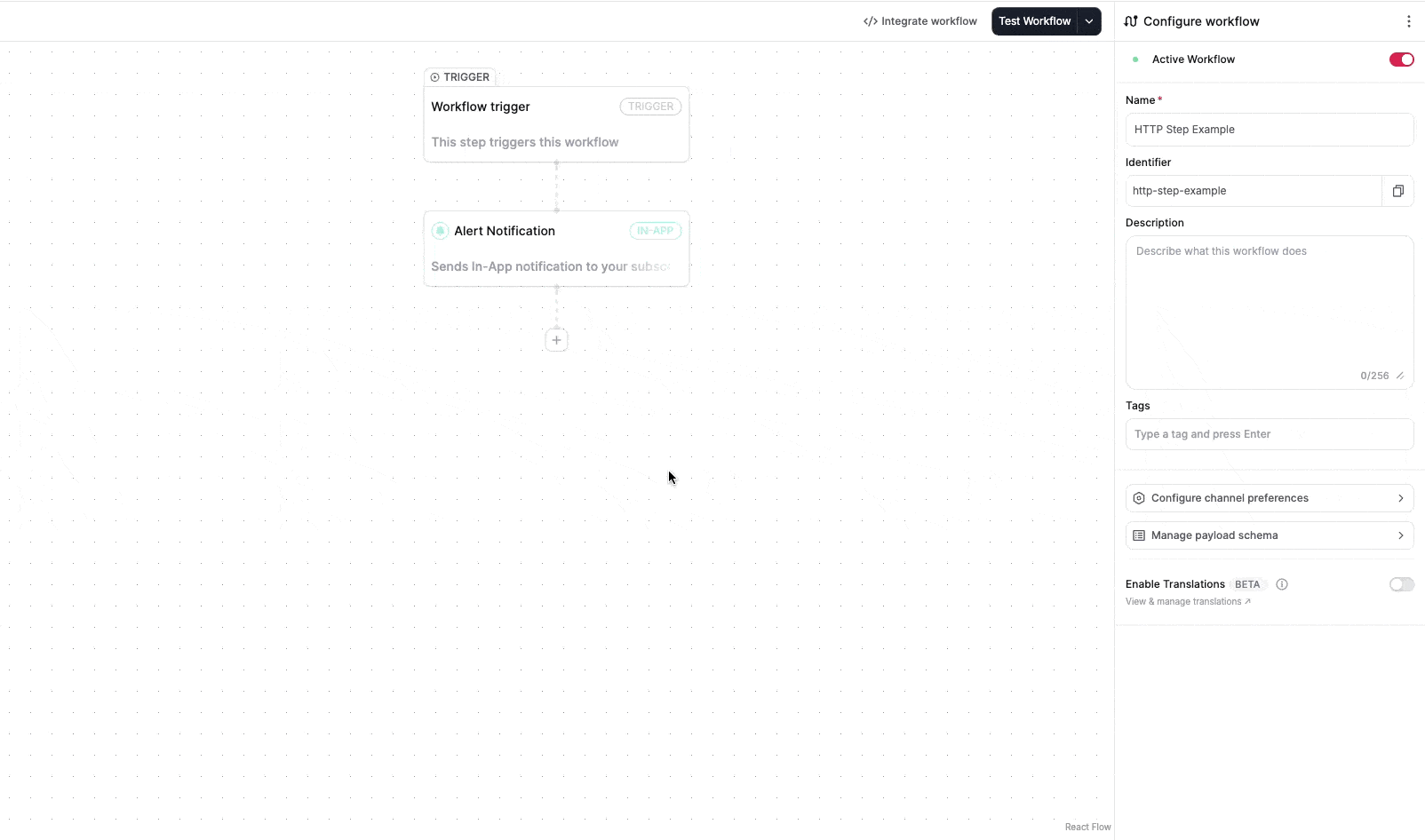 Injecting workflow context