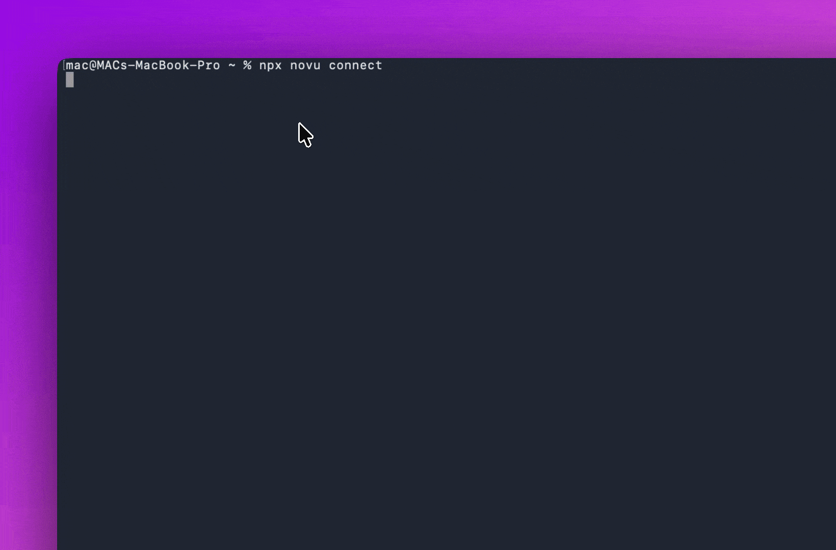Novu connect demo